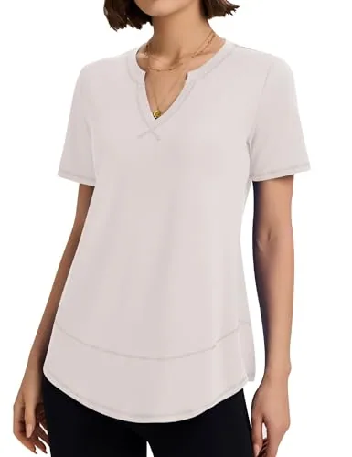 Workout Tops for Women Short Sleeve Athletic Top Exercise Shirts Sports
